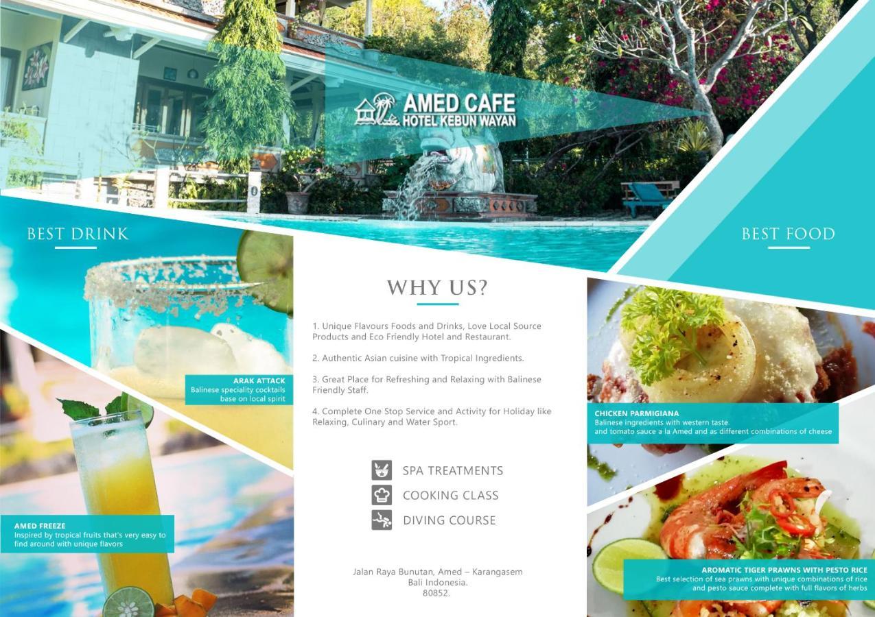 Amed Cafe & Hotel Kebun Wayan 외부 사진